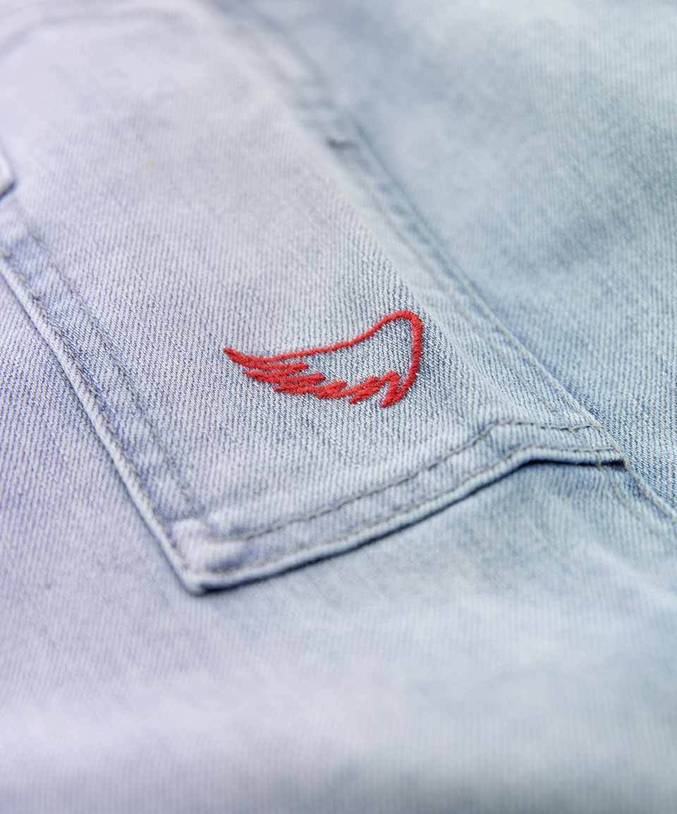 5 Pocket Jeans - Light Bleached