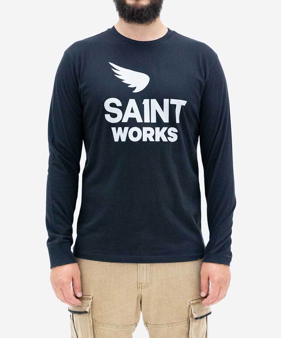 Long Sleeve Logo Tee - Black