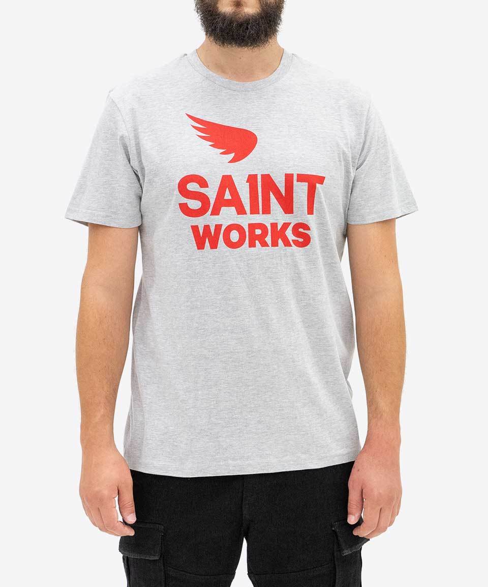 Logo Tee - Grey Marle