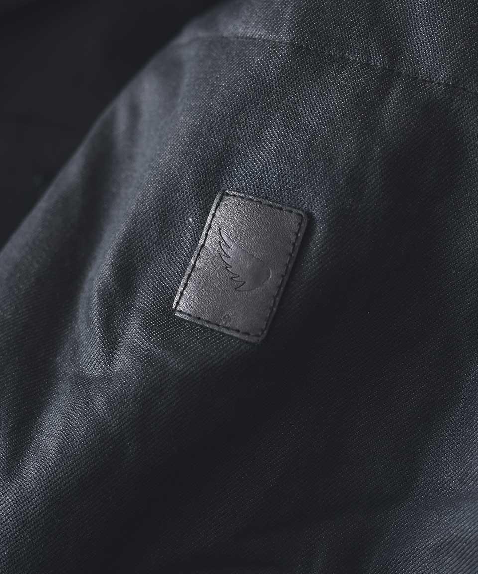 Hooded Bomber Jacket - Black