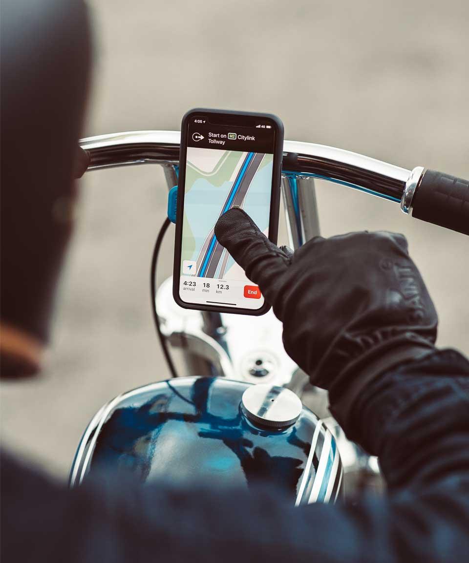 Leather Gloves with Spectra Lining - Black