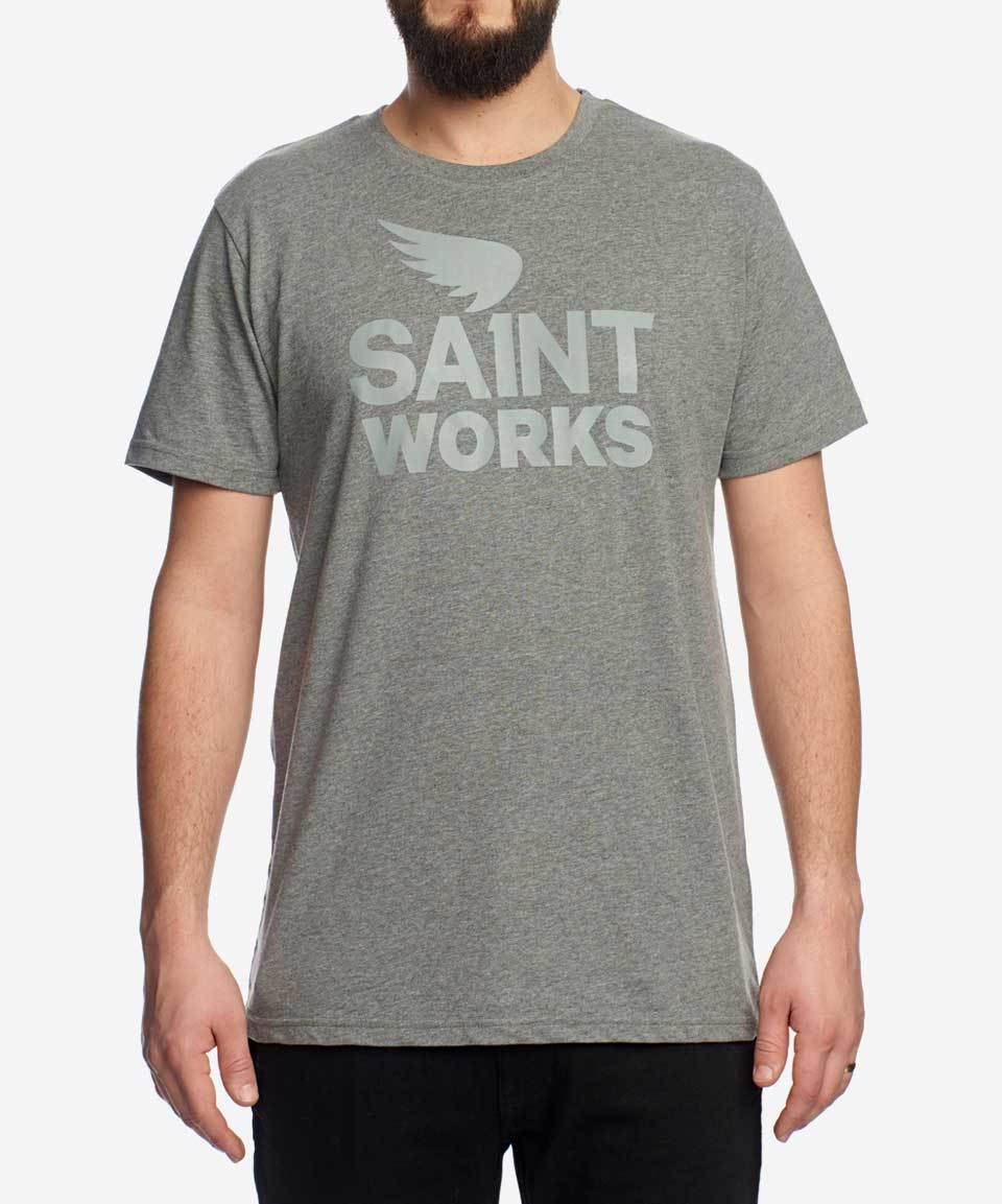 Logo Tee - Charcoal Marle