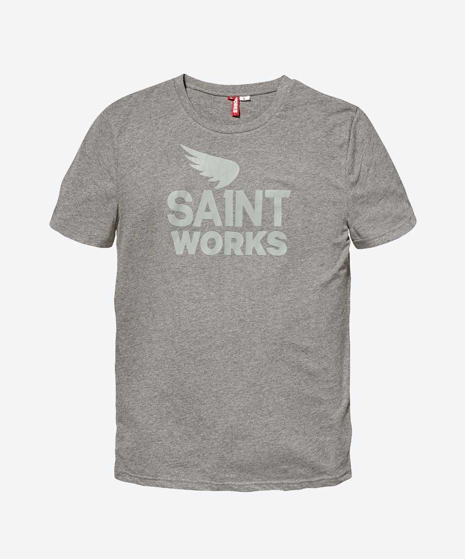 Logo Tee - Charcoal Marle