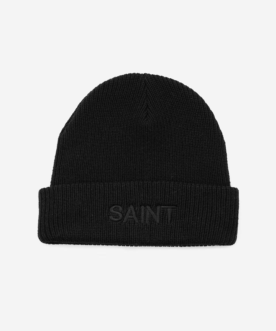 SA1NT No. 1 Skull Beanie - Black