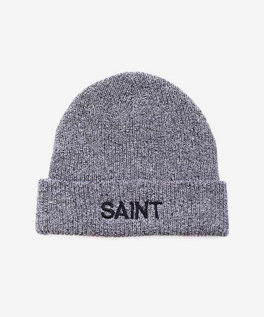 SA1NT No. 1 Skull Beanie - Marle Black