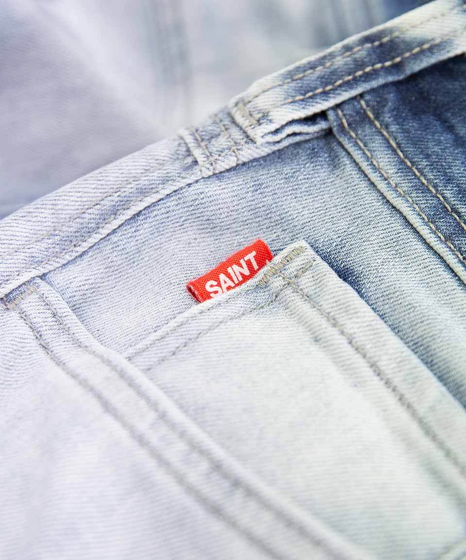 5 Pocket Jeans - Light Bleached