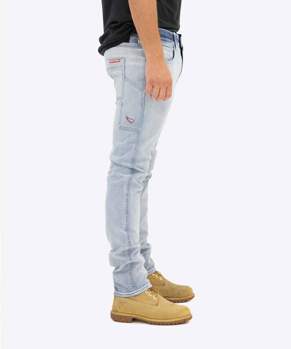 5 Pocket Jeans - Light Bleached