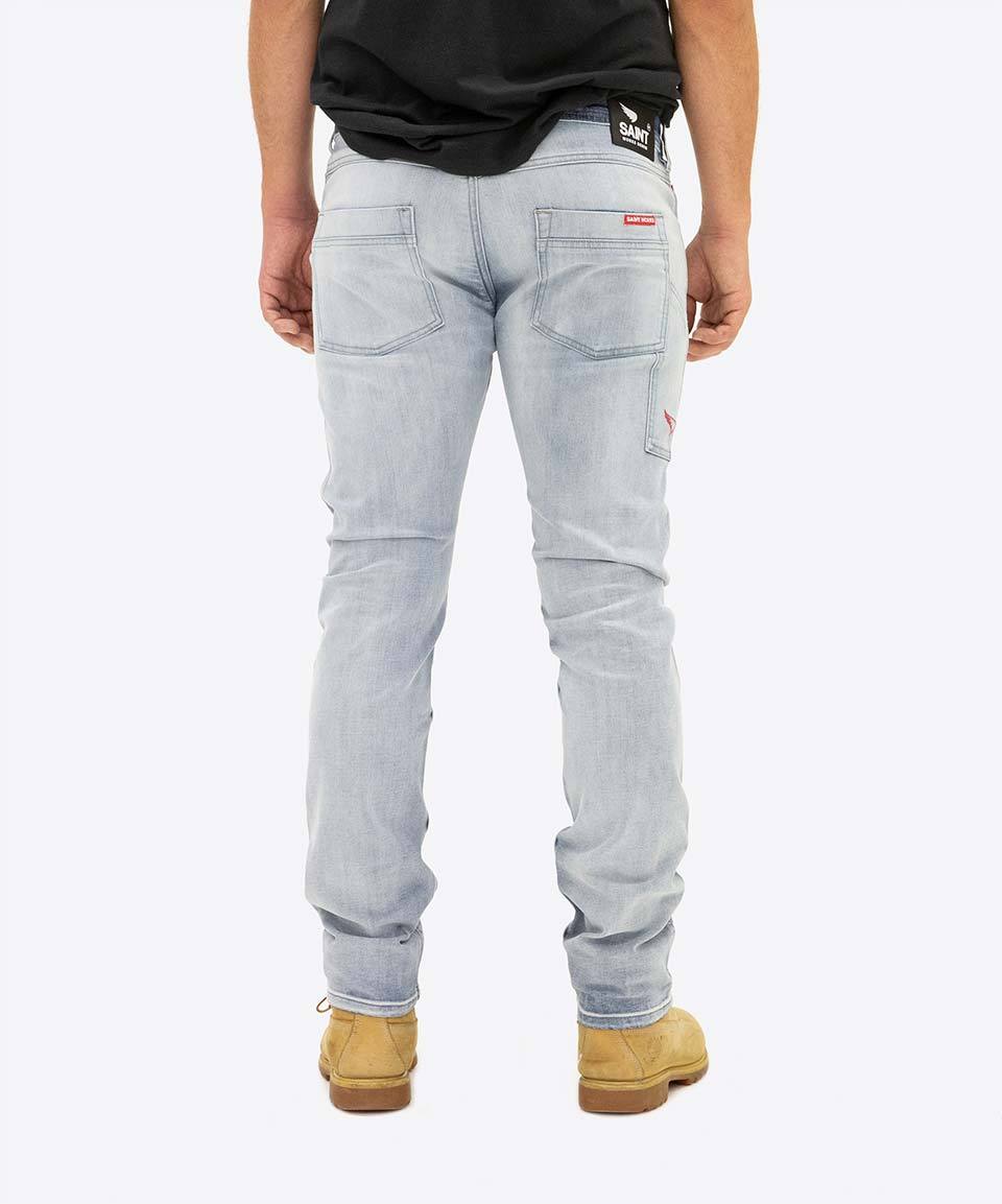 5 Pocket Jeans - Light Bleached