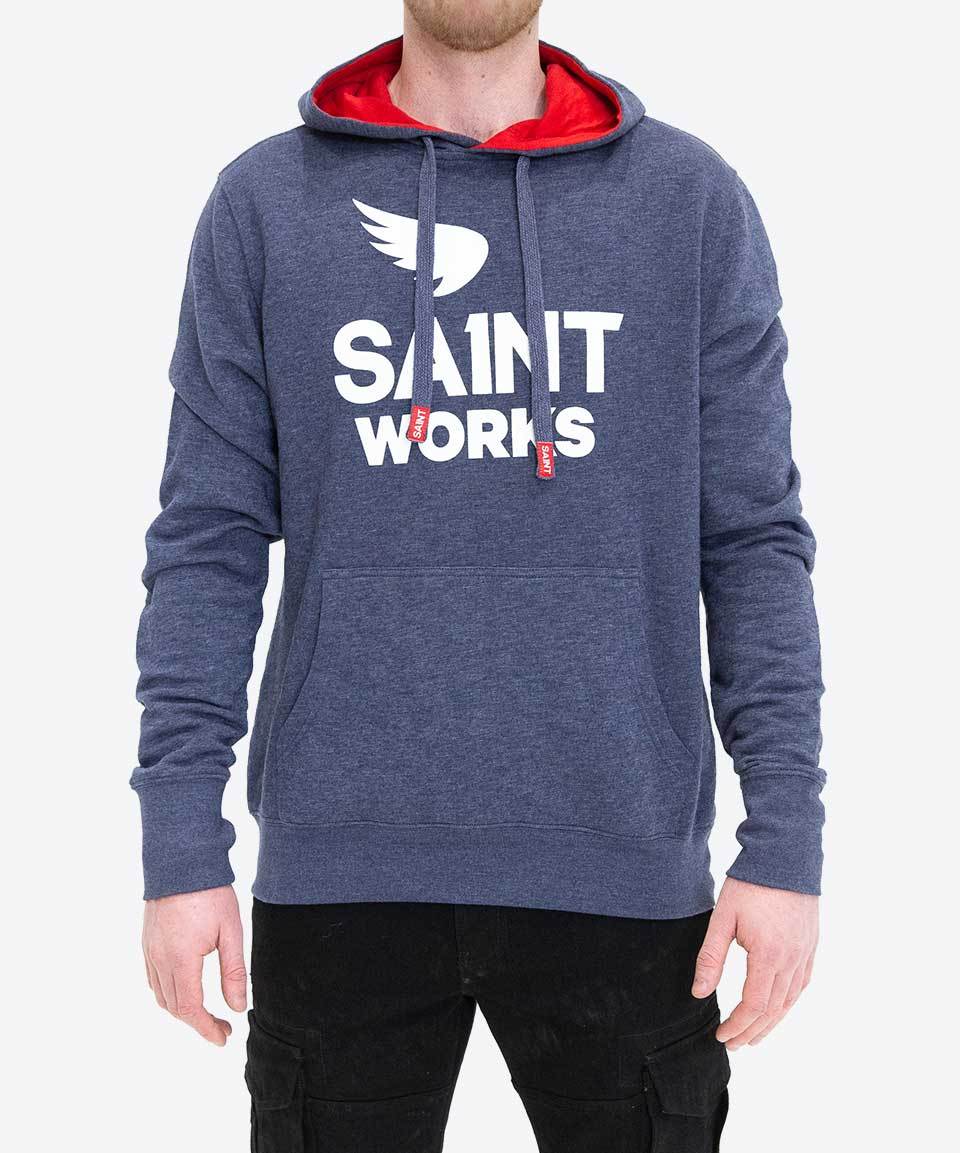 Logo Hoodie - Navy Marle