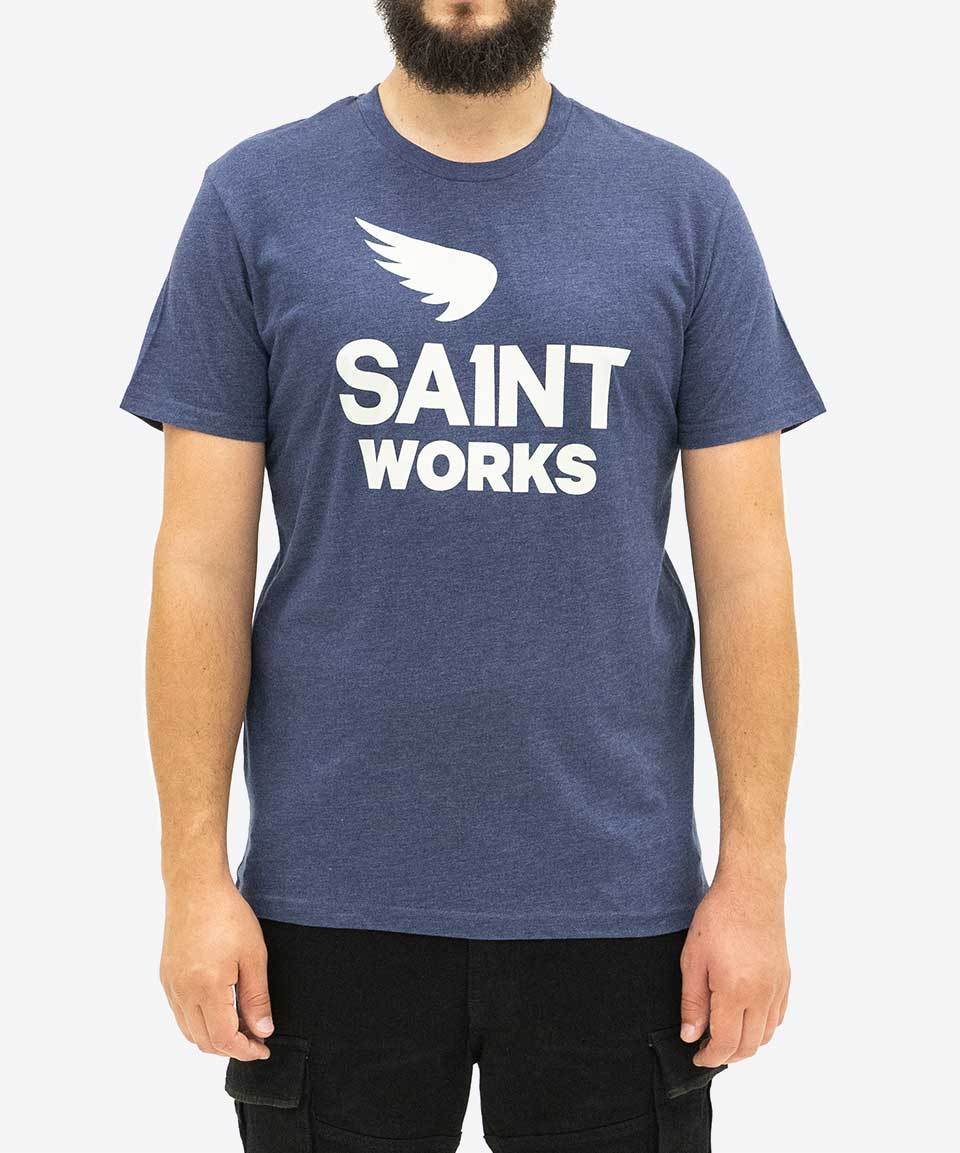 Logo Tee - Navy Marle